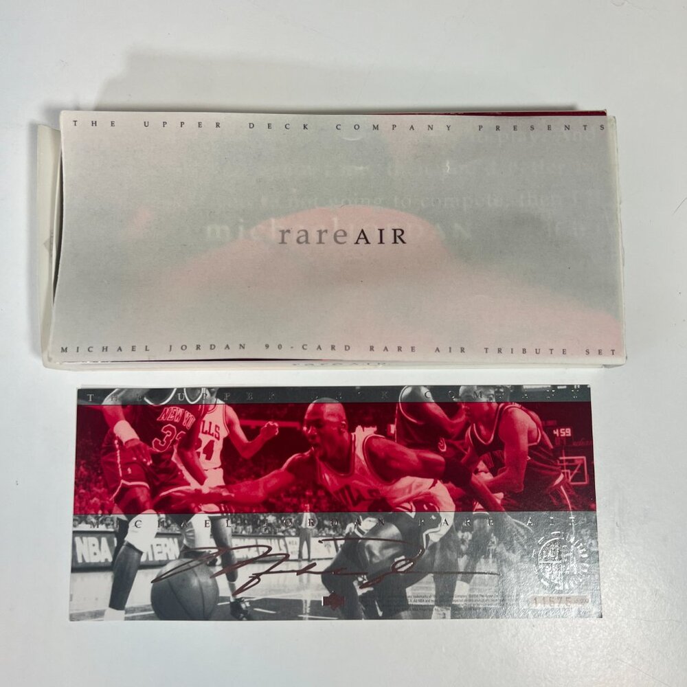 1994 Upper Deck Michael Jordan Rare Air Tribute Card Basketball Set